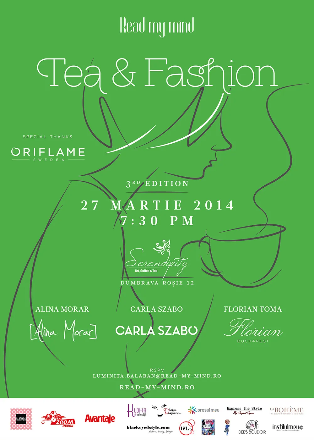 READ MY MIND 7 O’CLOCK TEA&FASHION