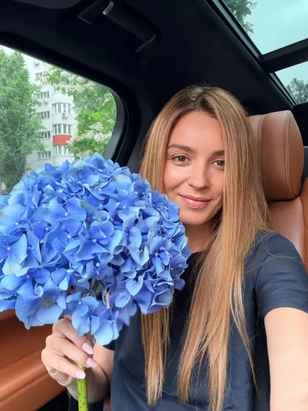 Floarea mea preferată și băiețelul meu preferat.